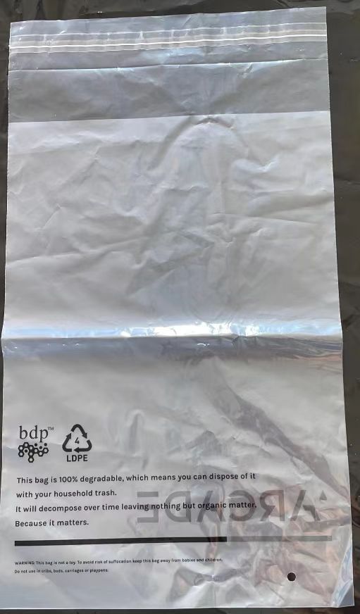 BDP anaerobic degradation high permeability self-adhesive bag